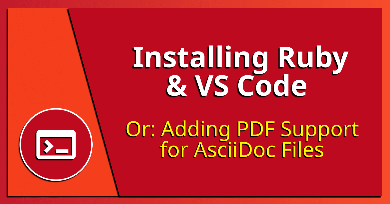 Installing Ruby & VS Code