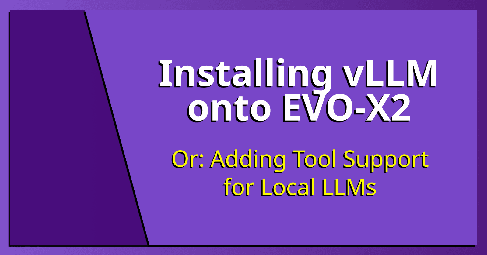 Installing vLLM onto EVO-X2.